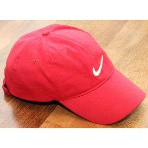 Red Nike Golf  Hat, Adjustable Golf Hat